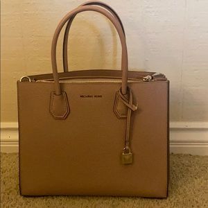 Large Mauve Accordion Tote